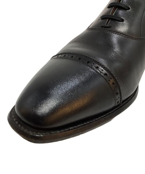 SCOTCH GRAIN（スコッチグレイン）SCOTCH GRAIN (スコッチグレイン) キャップトゥドレスシューズ ブラック サイズ:25の古着・服飾アイテム