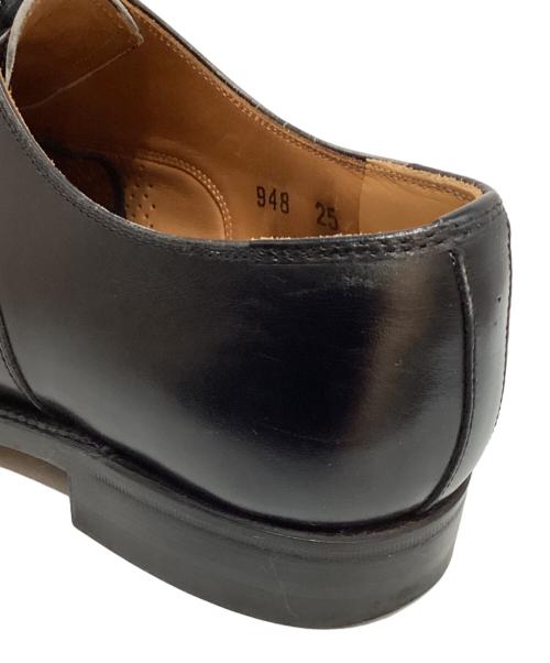 SCOTCH GRAIN（スコッチグレイン）SCOTCH GRAIN (スコッチグレイン) キャップトゥドレスシューズ ブラック サイズ:25の古着・服飾アイテム