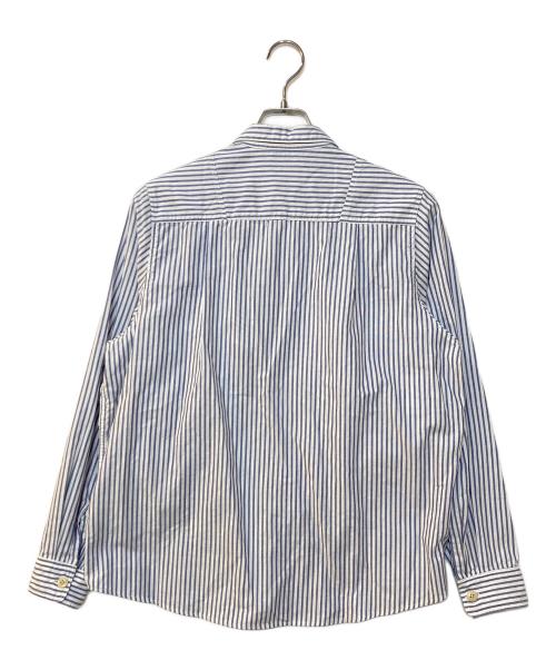 KAPITAL（キャピタル）KAPITAL (キャピタル) OX Striped Anorak Shirt ブルー サイズ:1の古着・服飾アイテム
