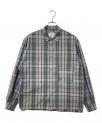 ）の古着「Fade Check Breezy Shirt チェックシャツ」｜グレー