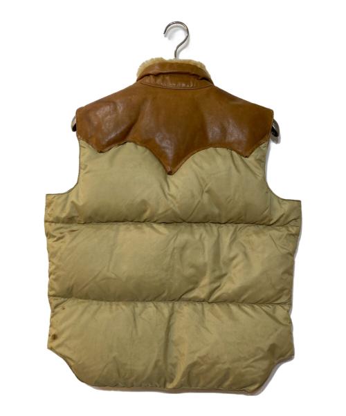 RockyMountainFeatherBed（ロッキーマウンテンフェザーベッド）RockyMountainFeatherBed (ロッキーマウンテンフェザーベッド) 70‘s Christy Vest ダウンベスト ベージュ サイズ:11/12の古着・服飾アイテム