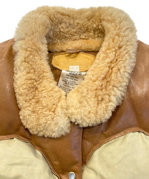 RockyMountainFeatherBed（ロッキーマウンテンフェザーベッド）RockyMountainFeatherBed (ロッキーマウンテンフェザーベッド) 70‘s Christy Vest ダウンベスト ベージュ サイズ:11/12の古着・服飾アイテム