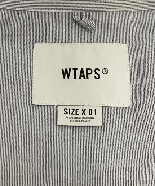 WTAPS（ダブルタップス）WTAPS (ダブルタップス) BD 01 / LS / CTPL. Broadcloth. Textile. Coolmax. Gps ボタンダウンシャツ グレー サイズ:1の古着・服飾アイテム