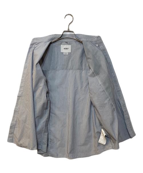 WTAPS（ダブルタップス）WTAPS (ダブルタップス) BD 01 / LS / CTPL. Broadcloth. Textile. Coolmax. Gps ボタンダウンシャツ グレー サイズ:1の古着・服飾アイテム