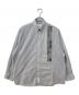 WTAPS（ダブルタップス）の古着「BD 01 / LS / CTPL. Broadcloth. Textile. Coolmax. Gps ボタンダウンシャツ」｜グレー