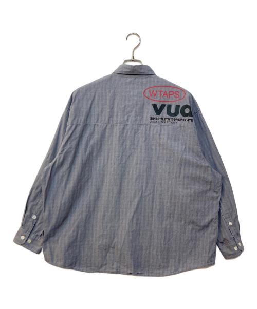 WTAPS（ダブルタップス）WTAPS (ダブルタップス) BD 02 / LS / COTTON. BROADCLOTH. TEXTILE. PROTECT ボタンダウンシャツ ネイビー サイズ:2の古着・服飾アイテム