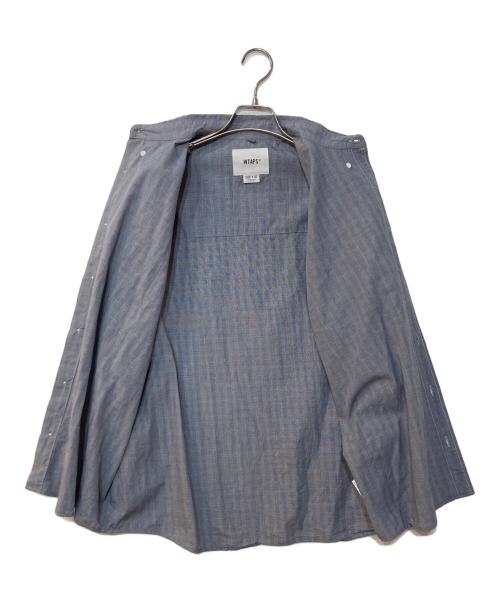 WTAPS（ダブルタップス）WTAPS (ダブルタップス) BD 02 / LS / COTTON. BROADCLOTH. TEXTILE. PROTECT ボタンダウンシャツ ネイビー サイズ:2の古着・服飾アイテム
