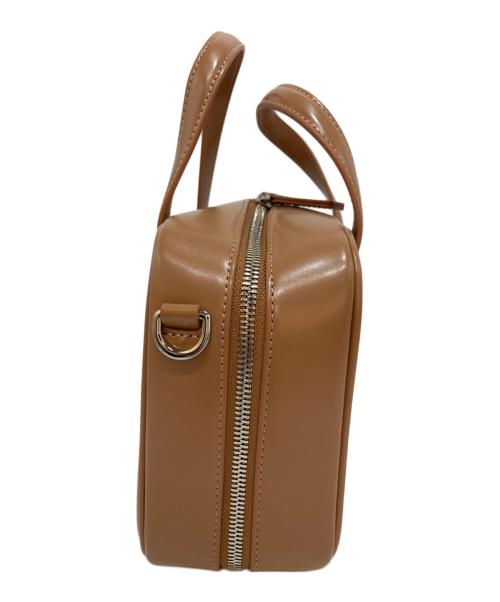 ROH SEOUL（ローソウル）ROH SEOUL (ローソウル) MINI TIN SQUARE TOTE ミニ ティンスクエアトートバッグ ブラウンの古着・服飾アイテム