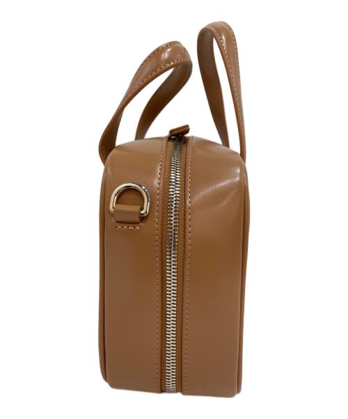 ROH SEOUL（ローソウル）ROH SEOUL (ローソウル) MINI TIN SQUARE TOTE ミニ ティンスクエアトートバッグ ブラウンの古着・服飾アイテム