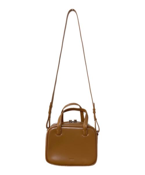 ROH SEOUL（ローソウル）ROH SEOUL (ローソウル) MINI TIN SQUARE TOTE ミニ ティンスクエアトートバッグ ブラウンの古着・服飾アイテム