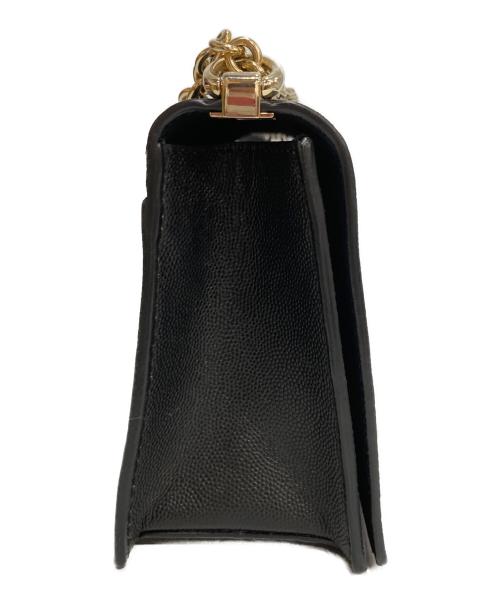 FURLA（フルラ）FURLA (フルラ) BLOCK MINI CROSSBODY スクエアレザーショルダーバッグ ブラックの古着・服飾アイテム