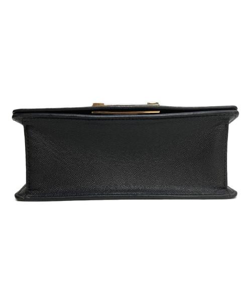 FURLA（フルラ）FURLA (フルラ) BLOCK MINI CROSSBODY スクエアレザーショルダーバッグ ブラックの古着・服飾アイテム