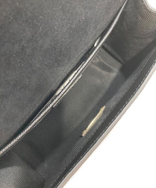 FURLA（フルラ）FURLA (フルラ) BLOCK MINI CROSSBODY スクエアレザーショルダーバッグ ブラックの古着・服飾アイテム