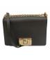 FURLA（フルラ）の古着「BLOCK MINI CROSSBODY スクエアレザーショルダーバッグ」｜ブラック