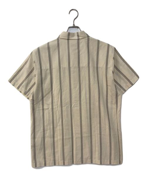 OAKLEY（オークリー）OAKLEY (オークリー) 90-00`sストライプS/Sシャツ ベージュ サイズ:Lの古着・服飾アイテム