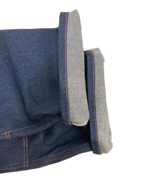 PRSN BLU（プリズンブルース）PRSN BLU (プリズンブルース) ダブルニーデニムパンツ インディゴ サイズ:W32の古着・服飾アイテム