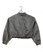 CODEAコードエー）の古着「satin bomber jacket」｜グレー