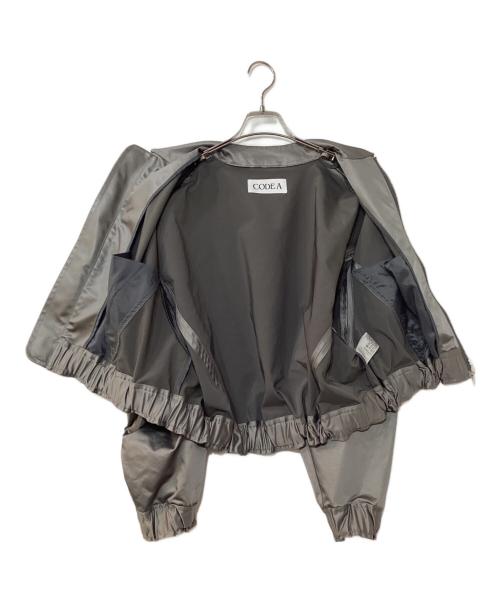 CODEA（コードエー）CODEA (コードエー) satin bomber jacket グレー サイズ:FREEの古着・服飾アイテム
