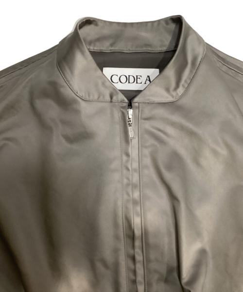 CODEA（コードエー）CODEA (コードエー) satin bomber jacket グレー サイズ:FREEの古着・服飾アイテム