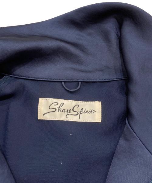 SHARE SPIRIT（シェアスピリット）SHARE SPIRIT (シェアスピリット) 別注サテントラックジャケット ネイビー サイズ:Sの古着・服飾アイテム