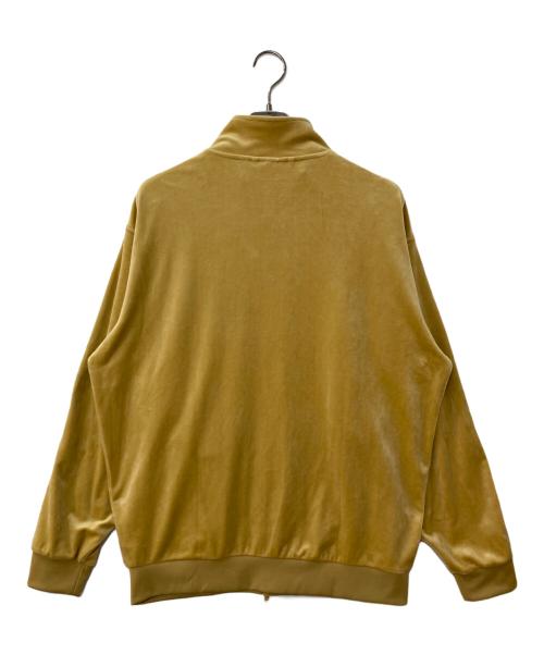 adidas（アディダス）adidas (アディダス) VELOUR TRACKTOP ベロア トラックジャケット ベージュ サイズ:Lの古着・服飾アイテム