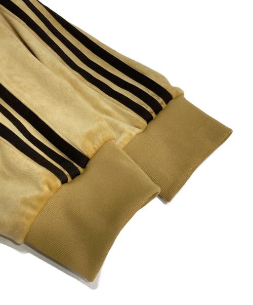 adidas（アディダス）adidas (アディダス) VELOUR TRACKTOP ベロア トラックジャケット ベージュ サイズ:Lの古着・服飾アイテム