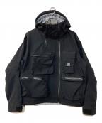 flagstuffフラグスタフ）の古着「マルチポケットナイロンジャケット」｜ブラック