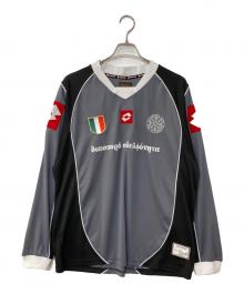 LOTTO×Diaspora Skateboards（ロット×ディアスポラスケートボードズ）の古着「ゲームシャツ」｜グレー