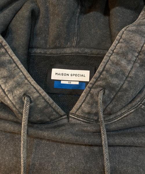 MAISON SPECIAL（メゾンスペシャル）MAISON SPECIAL (メゾンスペシャル) Cashmere Cotton Sweat Pullover Hoodie グレー サイズ:2の古着・服飾アイテム