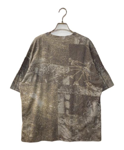 MAISON SPECIAL（メゾンスペシャル）MAISON SPECIAL Photo Collage Double Jacquard Prime-Over Crew Neck Knit T-shirt フォトコラージュダブルジャガードプライムオーバークルーネックニットTシャツの古着・服飾アイテム