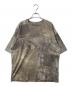 MAISON SPECIAL（メゾンスペシャル）の古着「Photo Collage Double Jacquard Prime-Over Crew Neck Knit T-shirt フォトコラージュダブルジャガードプライムオーバークルーネックニットTシャツ」｜グレー