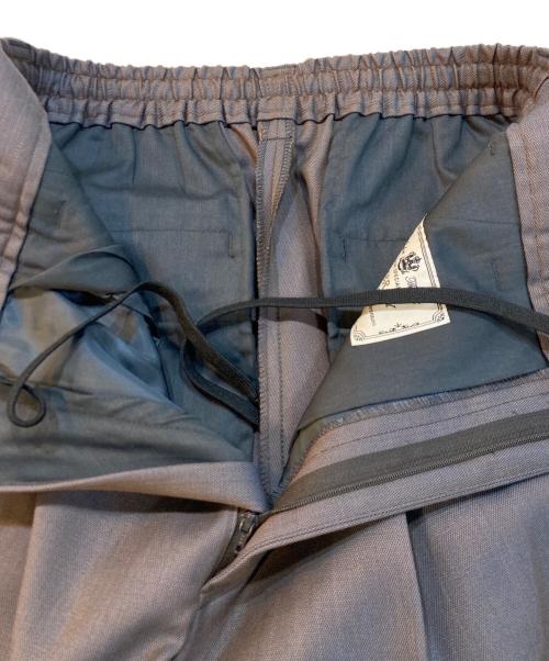 MAISON SPECIAL（メゾンスペシャル）MAISON SPECIAL (メゾンスペシャル) 4 Colors Chambray Washable Wool Prime-Wide One Tuck Wide Pants ブラウン サイズ:2の古着・服飾アイテム