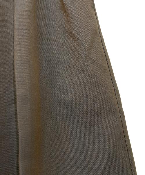 MAISON SPECIAL（メゾンスペシャル）MAISON SPECIAL (メゾンスペシャル) 4 Colors Chambray Washable Wool Prime-Wide Two Tuck Wide Pants ブラウン サイズ:2の古着・服飾アイテム