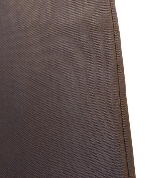 MAISON SPECIAL（メゾンスペシャル）MAISON SPECIAL (メゾンスペシャル) 4 Colors Chambray Washable Wool Prime-Wide Two Tuck Wide Pants ブラウン サイズ:2の古着・服飾アイテム