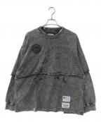 MAISON SPECIALメゾンスペシャル）の古着「グラフィックL/S TEE」｜グレー