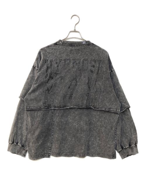 MAISON SPECIAL（メゾンスペシャル）MAISON SPECIAL (メゾンスペシャル) グラフィックL/S TEE グレー サイズ:2の古着・服飾アイテム