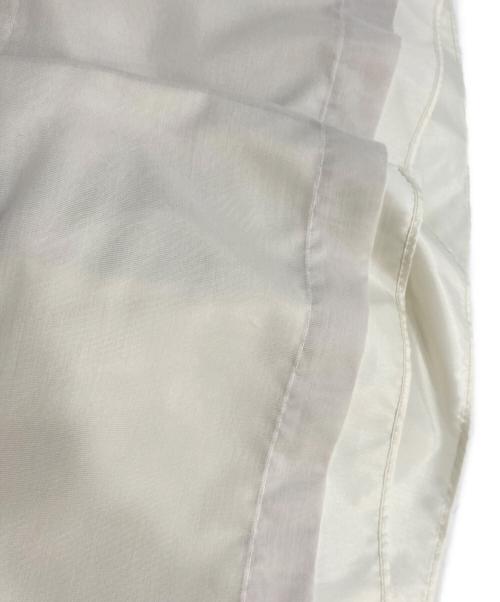 MAISON SPECIAL（メゾンスペシャル）MAISON SPECIAL (メゾンスペシャル) Layered Sheer Prime-Wide Shorts レイヤードシアープライムワイドショーツ ホワイトの古着・服飾アイテム
