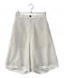 MAISON SPECIAL（メゾンスペシャル）の古着「Layered Sheer Prime-Wide Shorts レイヤードシアープライムワイドショーツ」｜ホワイト