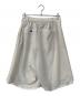 MAISON SPECIAL (メゾンスペシャル) Layered Sheer Prime-Wide Shorts レイヤードシアープライムワイドショーツ ホワイト：5000円
