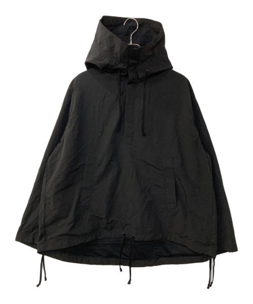 MAISON SPECIAL（メゾンスペシャル）MAISON SPECIAL (メゾンスペシャル) Washed Nylon Prime-Over Anorak Hoodie ブラック サイズ:02の古着・服飾アイテム