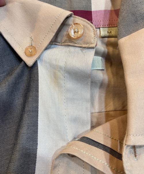 BURBERRY BRIT（バーバリーブリット）BURBERRY BRIT (バーバリーブリット) ノバチェックL/Sシャツ ベージュ サイズ:Mの古着・服飾アイテム