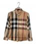 BURBERRY BRIT（バーバリーブリット）の古着「ノバチェックL/Sシャツ」｜ベージュ
