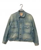 Graphpaperグラフペーパー）の古着「Selvage Denim Jacket セルビッチデニムジャケット」｜インディゴ