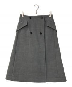 中古・古着通販】FENDI (フェンディ) ズッカ柄ニットスカート ブラック