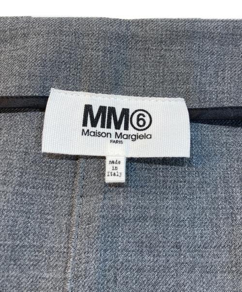 MM6 Maison Margiela（エムエムシックスメゾンマルジェラ）MM6 Maison Margiela (エムエムシックスメゾンマルジェラ) ボタントレンチスカート グレー サイズ:40の古着・服飾アイテム