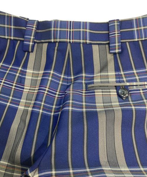 Acne studios（アクネ ストゥディオズ）Acne studios (アクネ ストゥディオズ) TREA TECH CHECK チェックパンツ ネイビー サイズ:34の古着・服飾アイテム