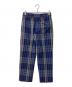Acne studios (アクネ ストゥディオズ) TREA TECH CHECK チェックパンツ ネイビー サイズ:34：6000円
