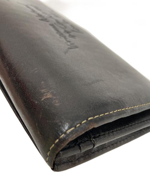 Vivienne Westwood（ヴィヴィアンウエストウッド）Vivienne Westwood (ヴィヴィアンウエストウッド) レターモチーフロングウォレット長財布 ブラックの古着・服飾アイテム