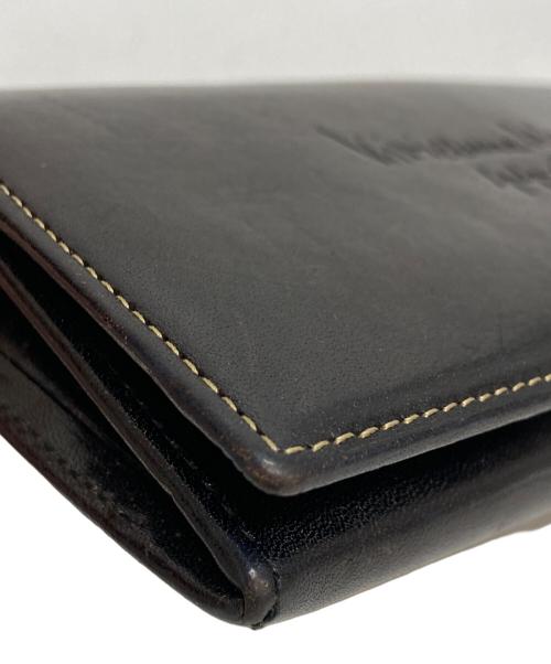 Vivienne Westwood（ヴィヴィアンウエストウッド）Vivienne Westwood (ヴィヴィアンウエストウッド) レターモチーフロングウォレット長財布 ブラックの古着・服飾アイテム