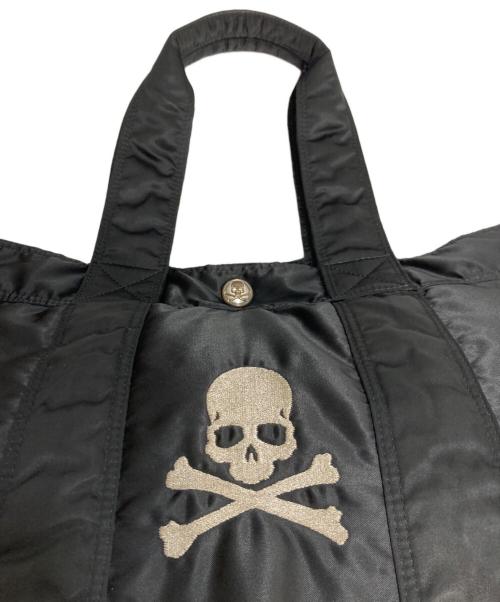 Mastermind JAPAN（マスターマインド ジャパン）Mastermind JAPAN (マスターマインド ジャパン) PORTER (ポーター) 刺繍 コラボ トートバッグ ブラックの古着・服飾アイテム